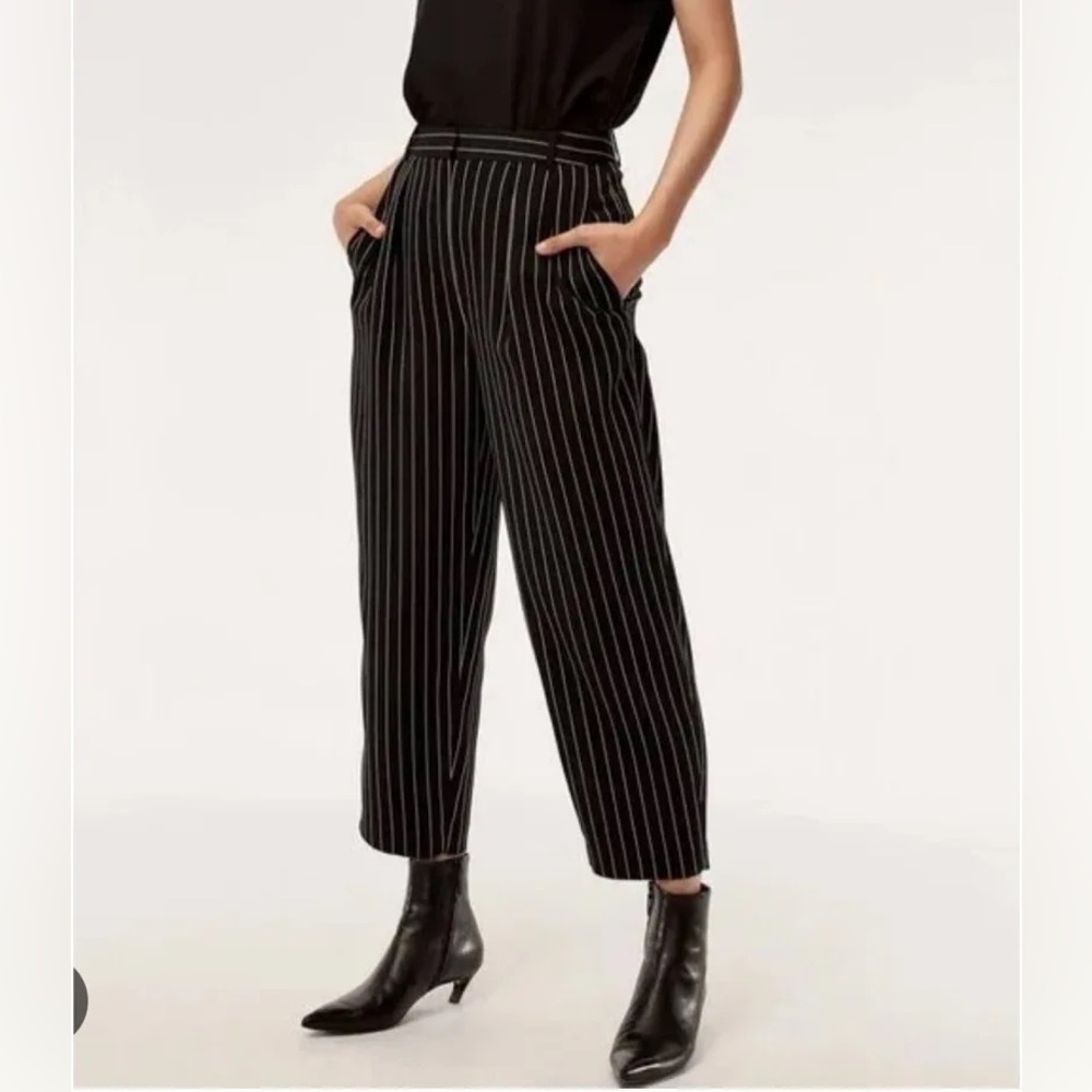 Aritzia Babaton Modesto All Black Trousers